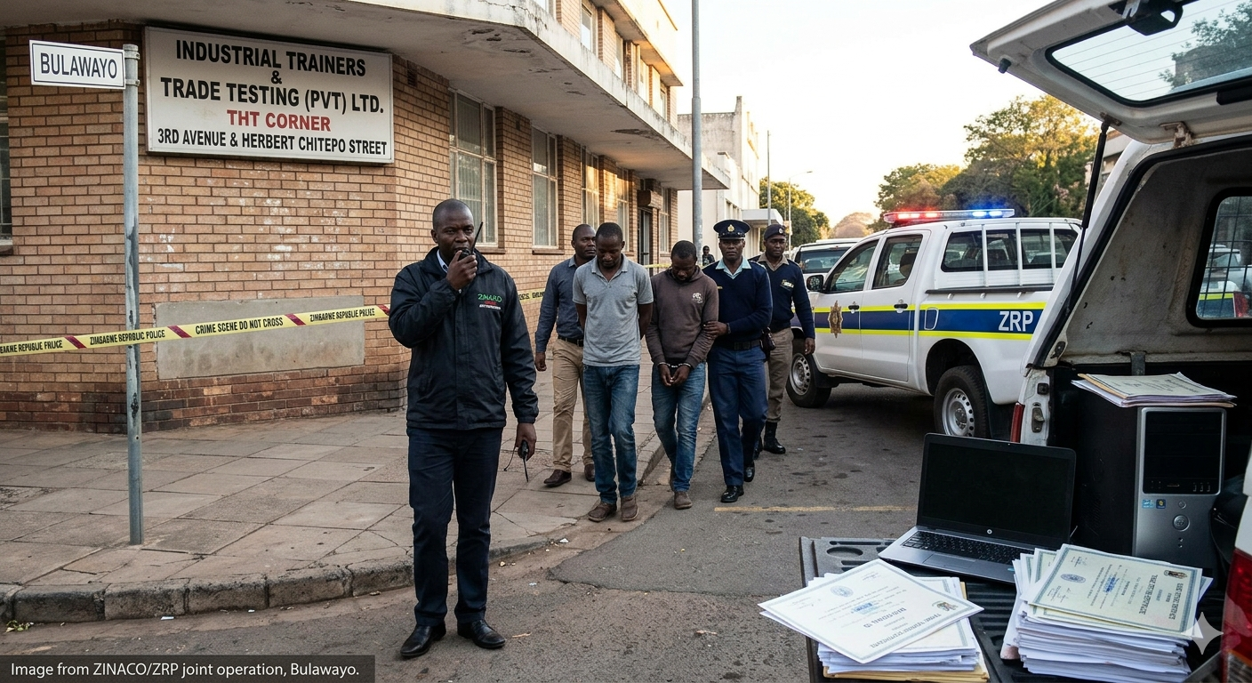 ZRP, ZINACO NABBED THREE FRAUDSTERS IN BULAWAYO.